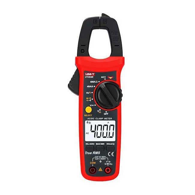 Ampe kìm Uni-T UT203R (AC/DC 400A, TrueRMS)