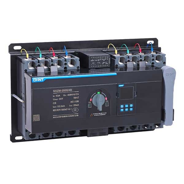 Bộ chuyển đổi nguồn ATS Chint NXZM-250S/4B 225A 35kA 4P