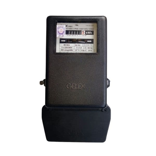 Công Tơ 3 Pha EMIC MV3E4 3x5A hữu công (KWh)