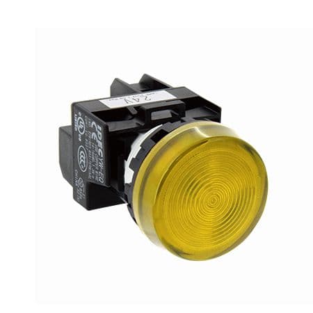 Đèn báo pha IDEC YW1P-1EQ4Y 24V 22mm (vàng)