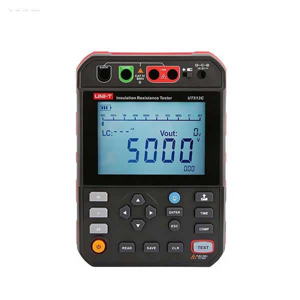 Máy đo điện trở cách điện Uni-T UT513C (5TΩ, 5000V)