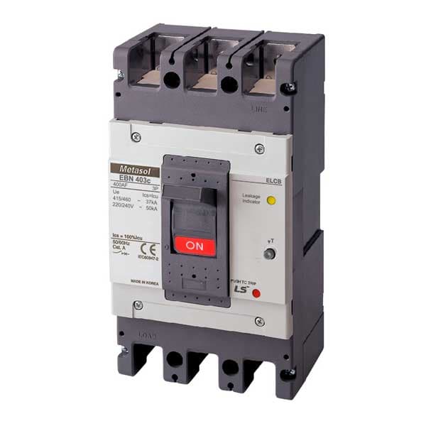 CB khối chống giật LS EBN403c 300A 3P 30mA 37kA