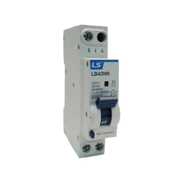 CB chống giật LS LB40NN 6A 1P+N 30mA 6kA