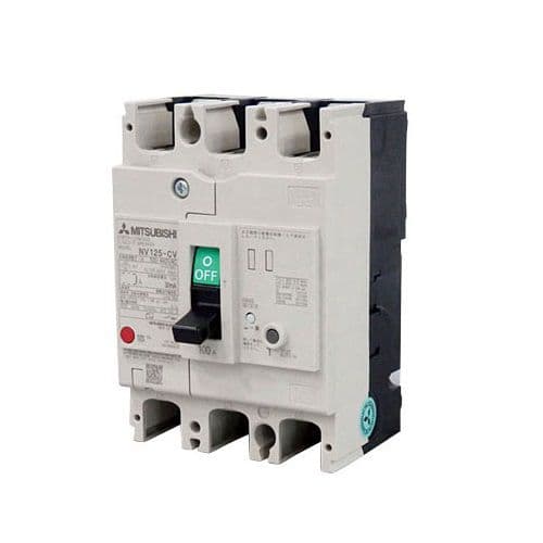 CB khối chống giật Mitsubishi NV125-CV 3P 125A 10kA 30mA