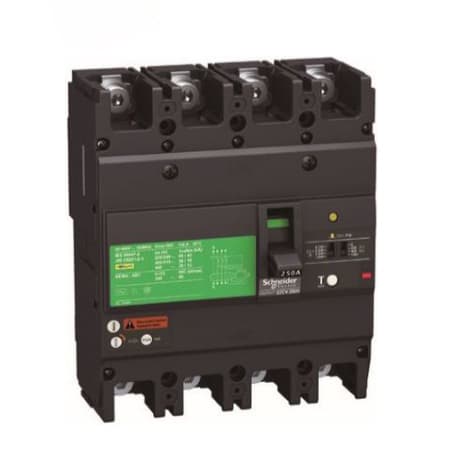 CB khối chống giật Schneider EZCV250H4100 100A 36kA 4P