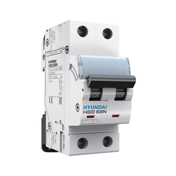 MCB Hyundai HGD63N 2P 20A 6kA