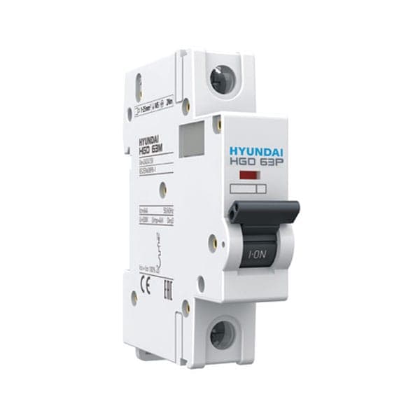 MCB Hyundai HGD63P 1P 50A 10kA