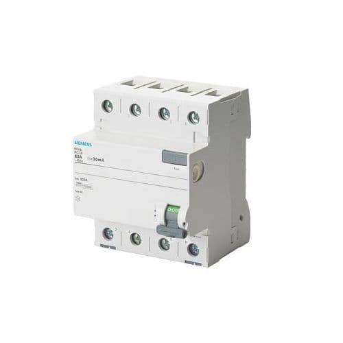 RCCB Siemens 5SV5344-0 40A 30mA 3P+N