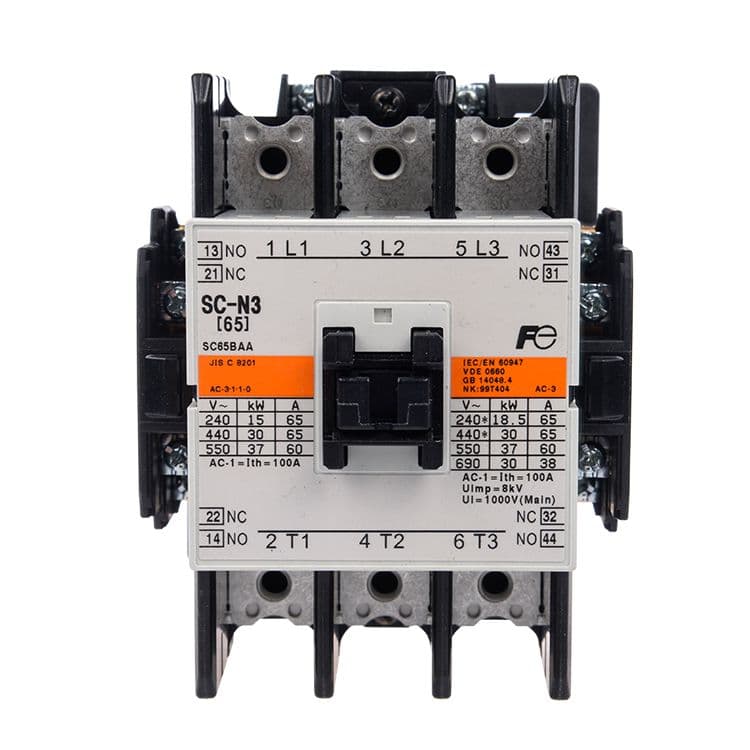 Contactor Fuji SC-N3 220V 65A 30kW 2NO+2NC